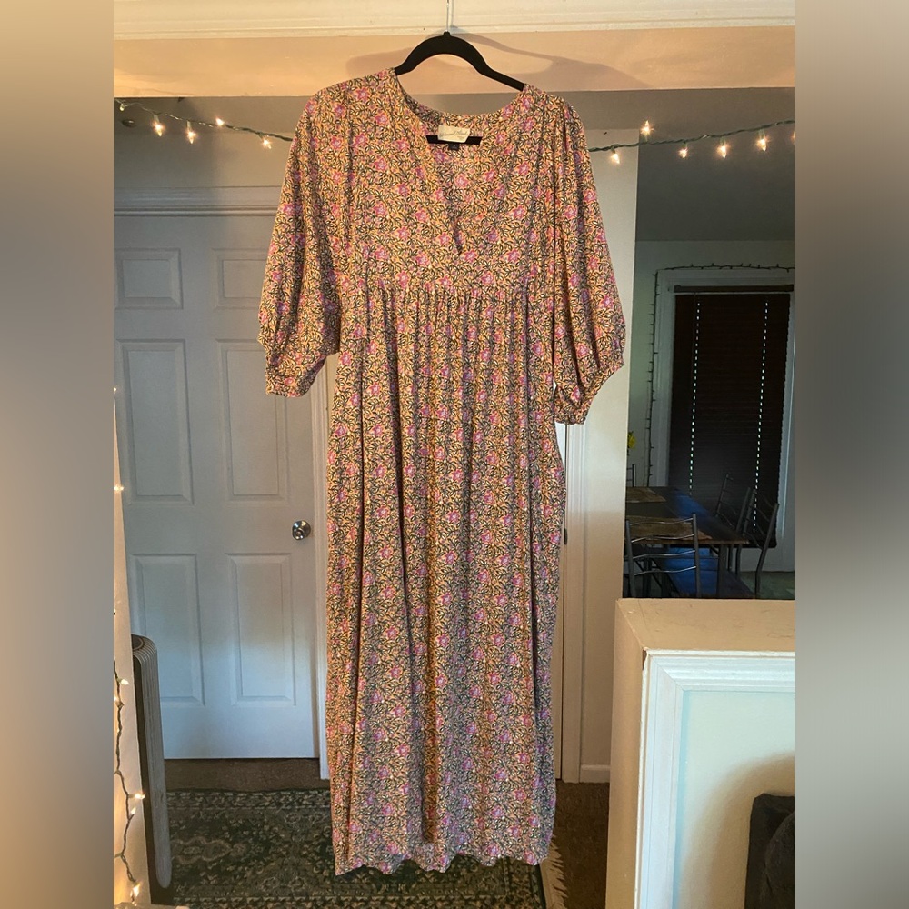 Universal Thread Floral Midi Dress Cottagecore